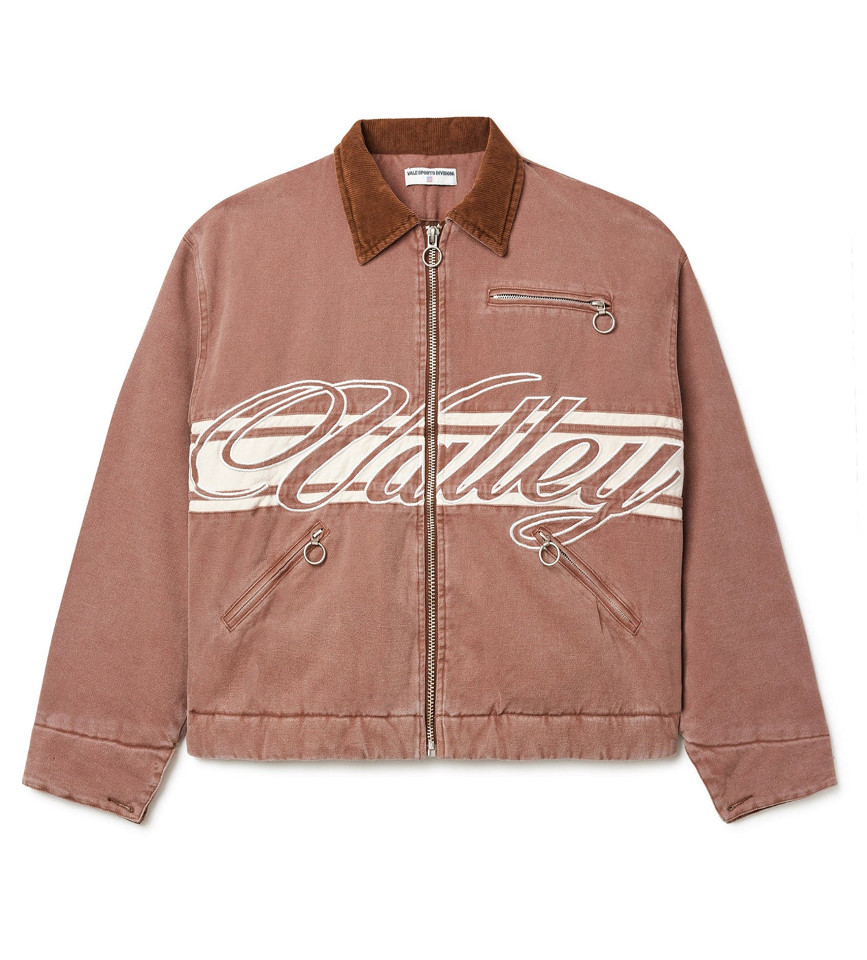 Vale Forever Cursive Trucker Jacket Brown