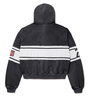 Vale Forever Cursive Zip Up Black