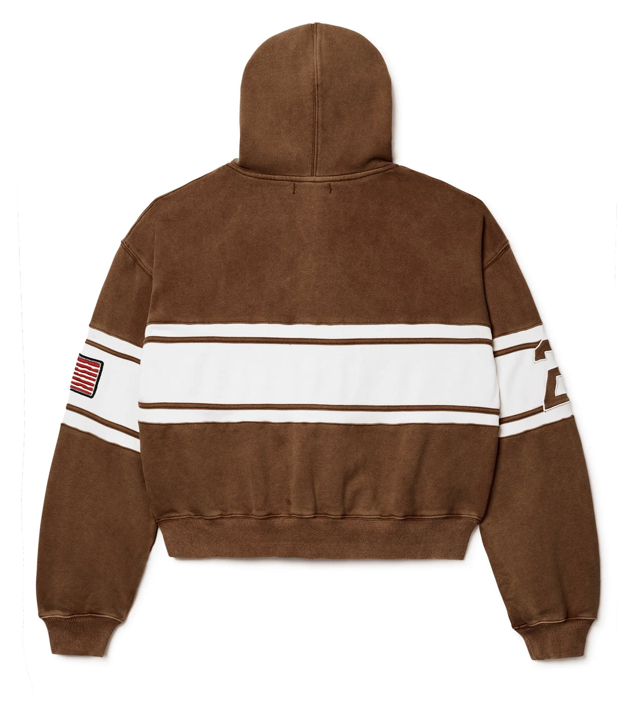 Vale Forever Cursive Zip Up Brown