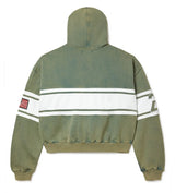 Vale Forever Cursive Zip Up Forest Green