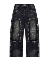 Vale Forever DIY Carpenter Jeans Black