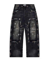 Vale Forever DIY Carpenter Jeans Black