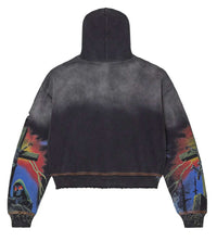 Vale Forever Damned Big Zip Up Hoodie Black