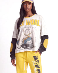 Vale Forever Dog Yard Layered L/S Tee White