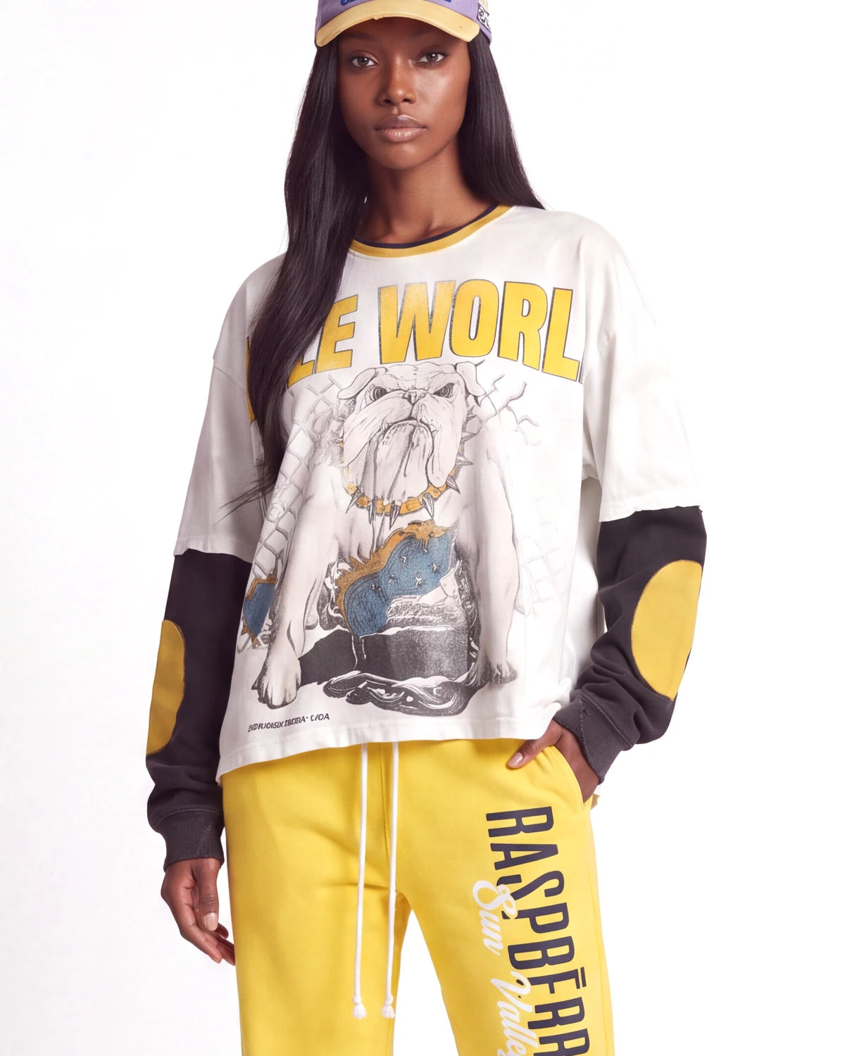 Vale Forever Dog Yard Layered L/S Tee White