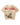 Vale Forever Dog Yard Tee natural, cotton tee with a studded red Vale World arch and bulldog graphic, front view