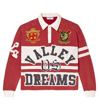 Vale Forever Dreams Rugby L/S Red