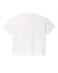 Vale Forever Fallen Bling Tee white, plain back view with a distressed collar