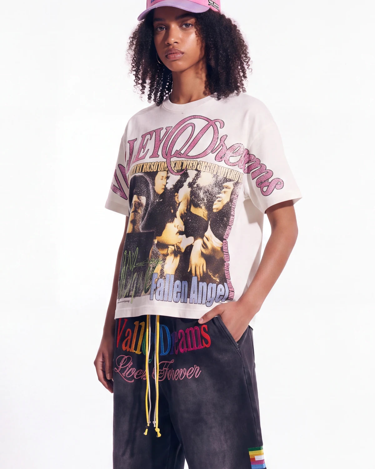 Vale Forever Fallen Bling Tee White