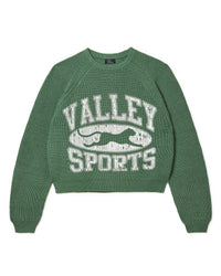 Vale Forever Fisherman Knit Sweater Green