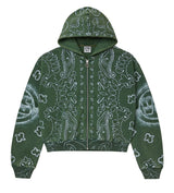 Vale Forever Flag Zip Up Hoodie Green