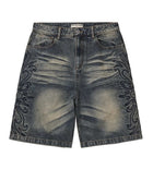 Vale Forever Flare Jorts Blue