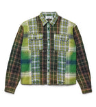Vale Forever Frankenstein Patchwork Flannel Green
