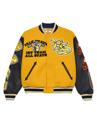 Vale Forever Friday Varsity Jacket Yellow