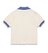 Vale Forever Futball Polo White/Blue back view