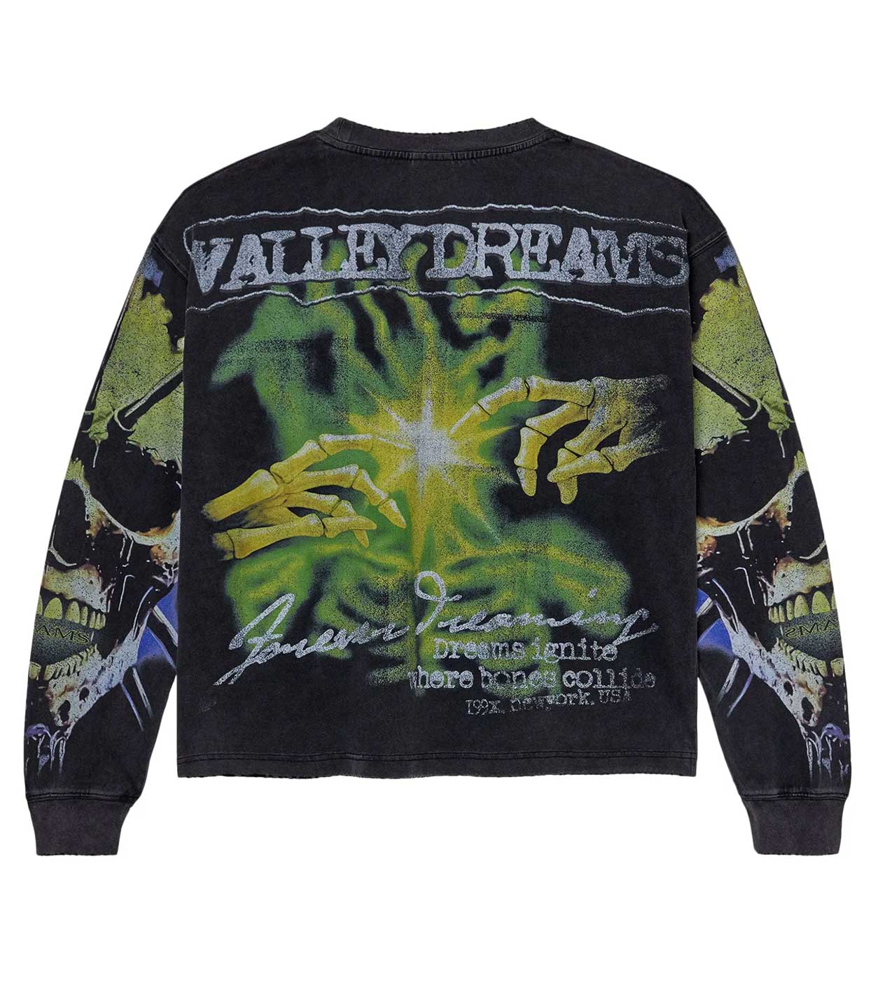 Vale Forever Grave Digger Long Sleeve Tee Black