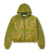 Vale Forever Green Athletica Zip Up Hoodie front view