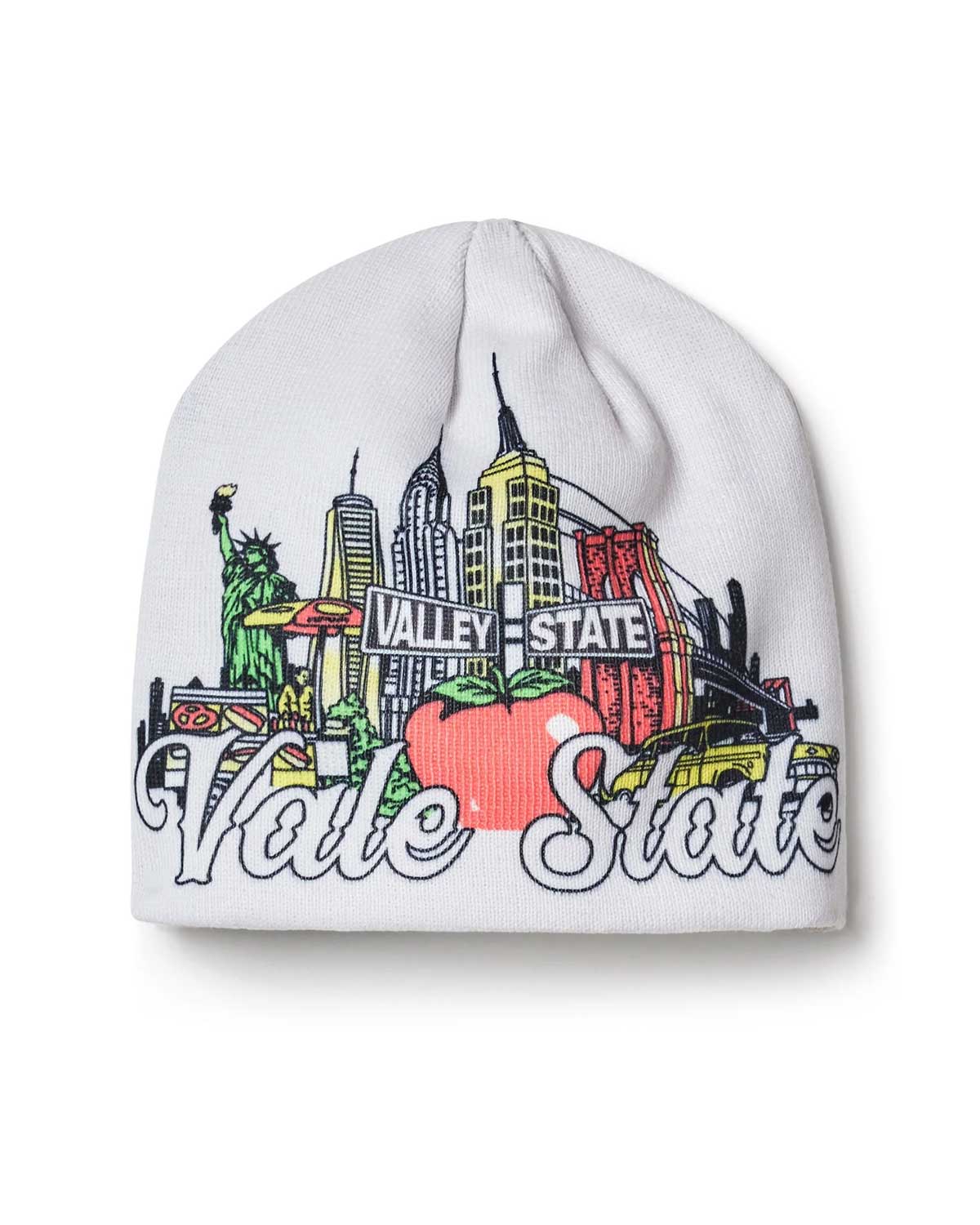 Vale Forever Greyski Beanie White