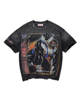 Vale Forever Heavyweight Tee black, washed heavyweight tee with horned-figure graphic, front view
