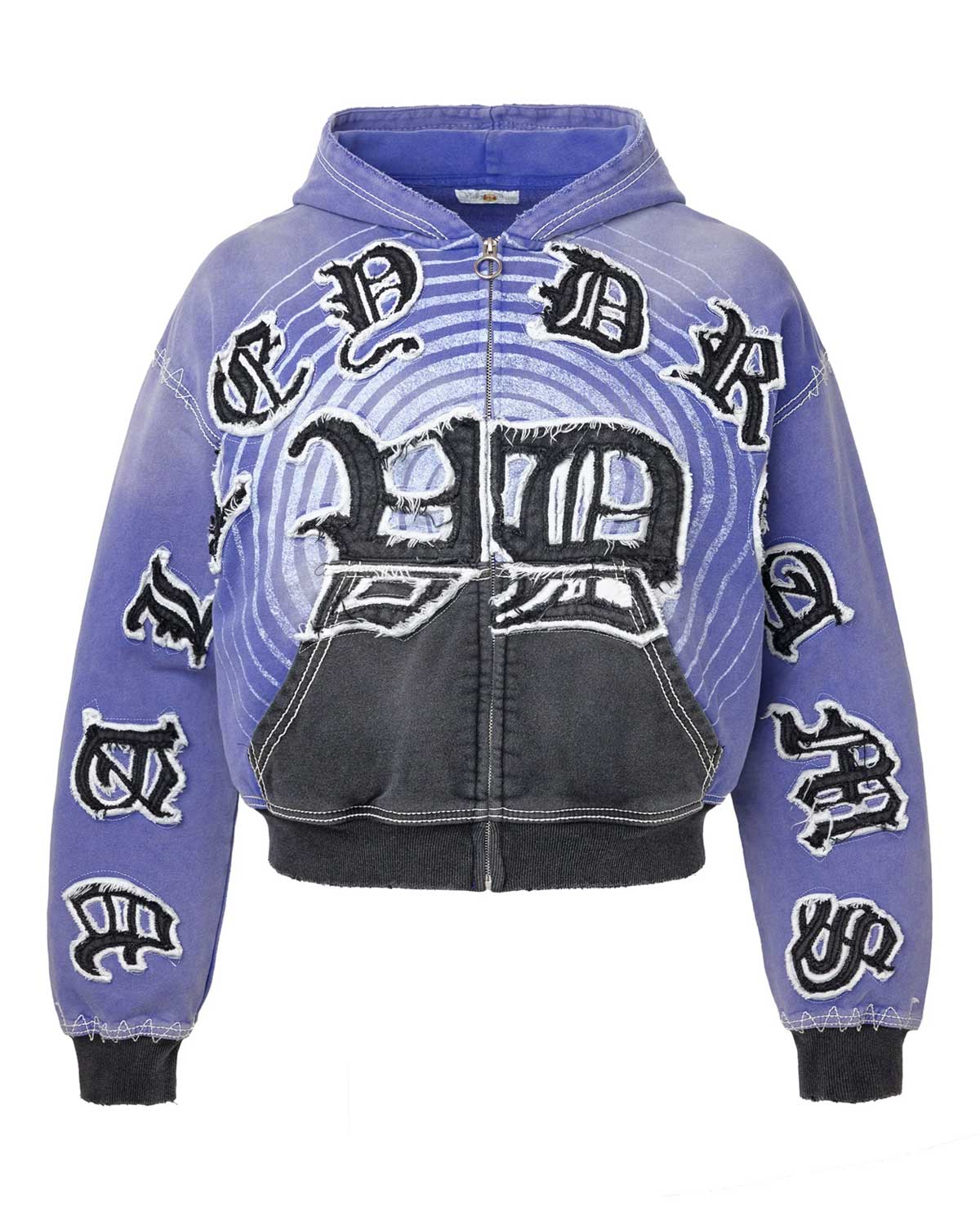 Vale Forever Hypnotiq Zip Up Hoodie Blue – Restock AR