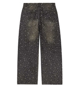 Vale Forever Iced Out Denim Pants Black