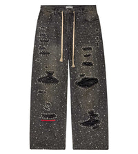 Vale Forever Iced Out Denim Pants Black