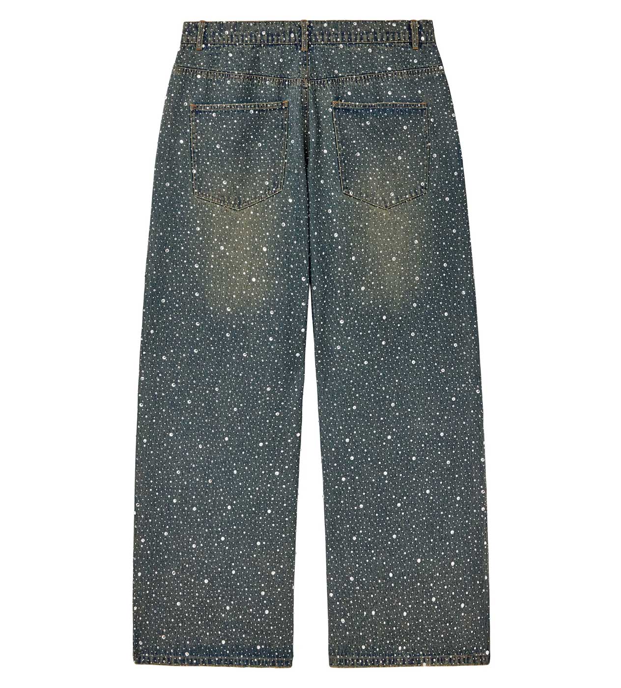 Vale Forever Iced Out Denim Pants Blue – Restock AR