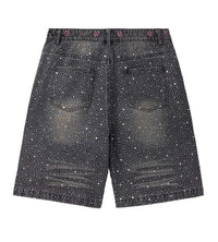Vale Forever Iced Out Jorts Black