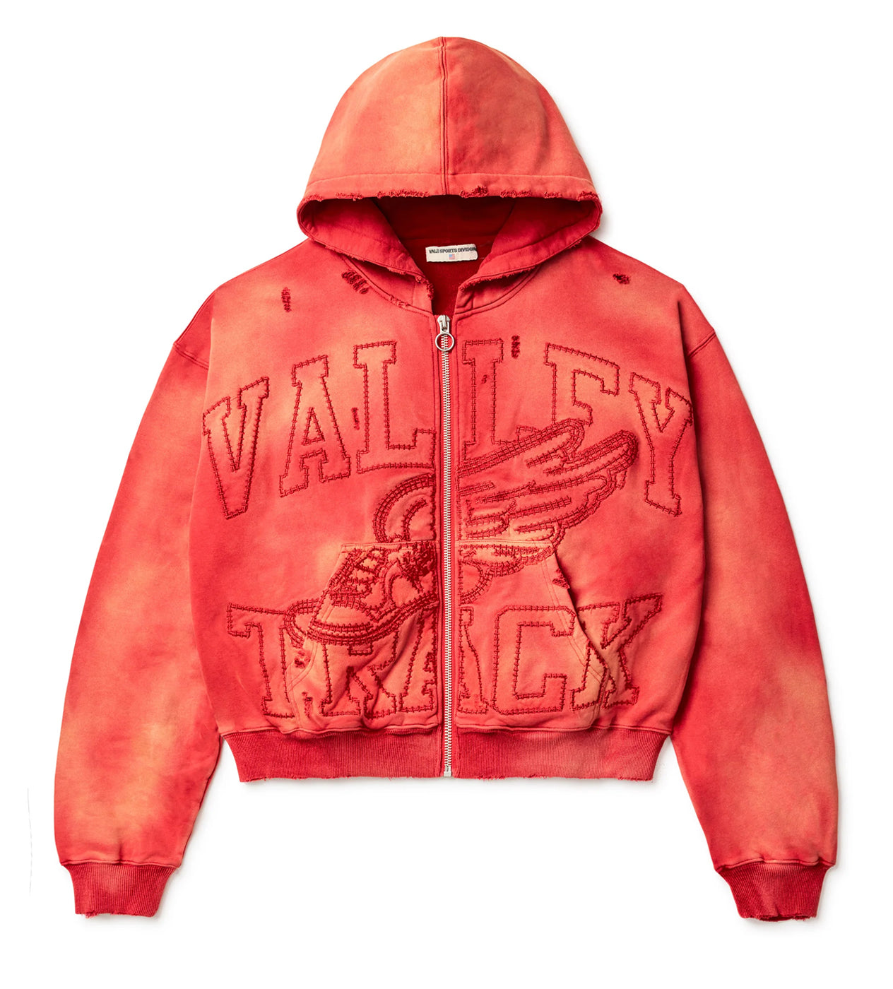 Vale Forever Inferno Garden Zip Up Hoodie Red