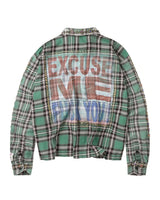Vale Forever Jade Flannel Green