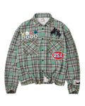 Vale Forever Jade Flannel Green