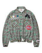 Vale Forever Jade Flannel Green