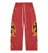 Vale Forever La Flare Sweatpants Red