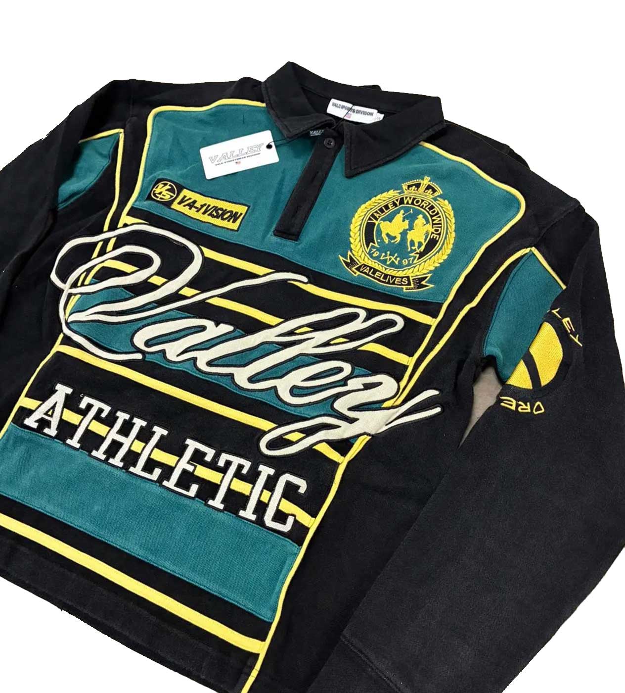 Vale Forever Laser Rugby Tee Black *In-Store Exclusive* – Restock AR