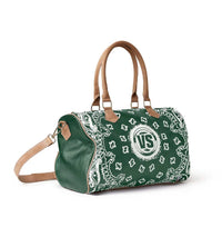 Vale Forever Leather Duffle Bag Green