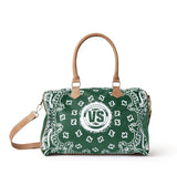 Vale Forever Leather Duffle Bag Green