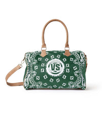 Vale Forever Leather Duffle Bag Green