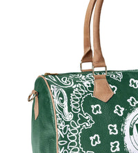 Vale Forever Leather Duffle Bag Green