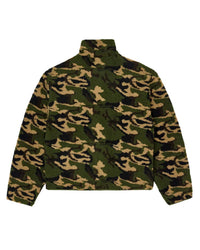 Vale Forever Lenny Fleece Zip Up Jacket Camo Green