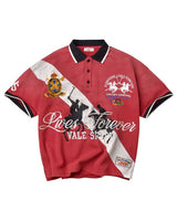Vale Forever London Polo Tee Red