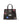 Vale Forever Lucky Charms Bag brown, structured leather top-handle bag with USA and Property of Vale patches, front view