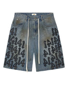 Vale Forever Lucky Charms Jorts Blue/Black