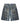 Vale Forever Lucky Charms Jorts blue/black, mud-washed denim shorts with black numeral appliqués, front view