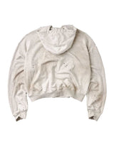 Vale Forever Manhattan VSU Pullover grey, plain distressed grey back with hood, back view