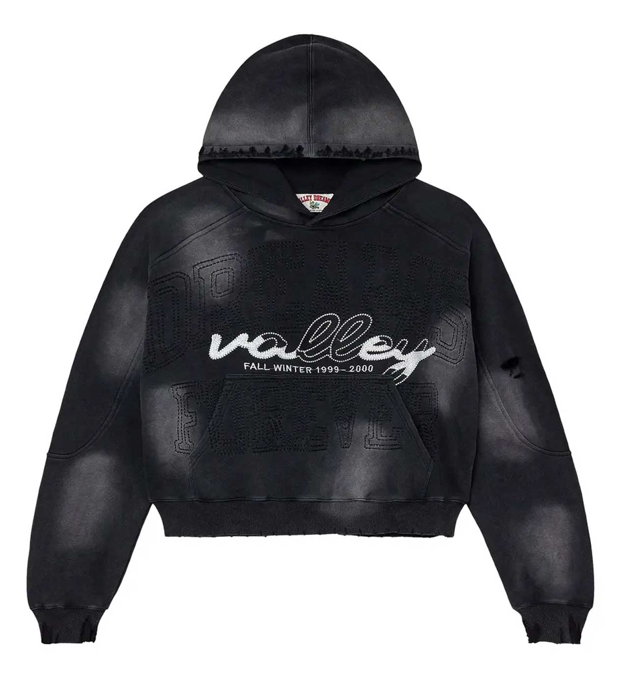 Vale Forever Midnight Garden Zip Up Hoodie Black – Restock AR