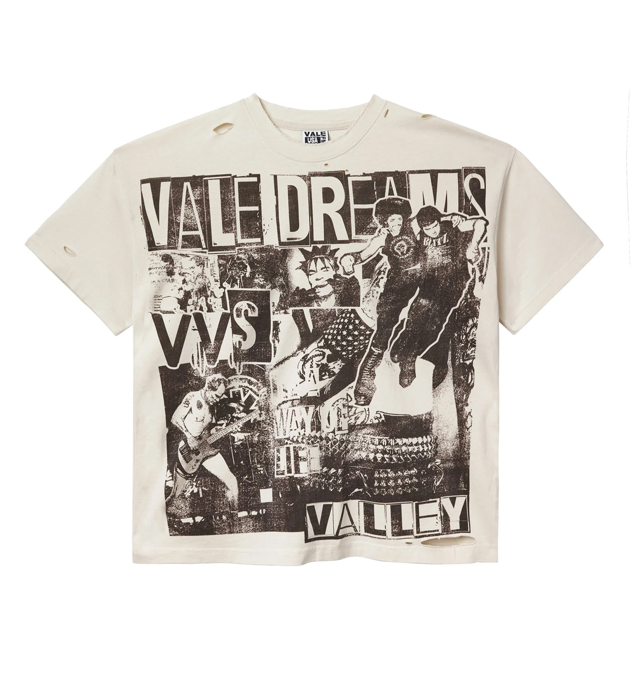 Vale Forever Thrashed Valley Tour Sade Tee Grey – Restock AR