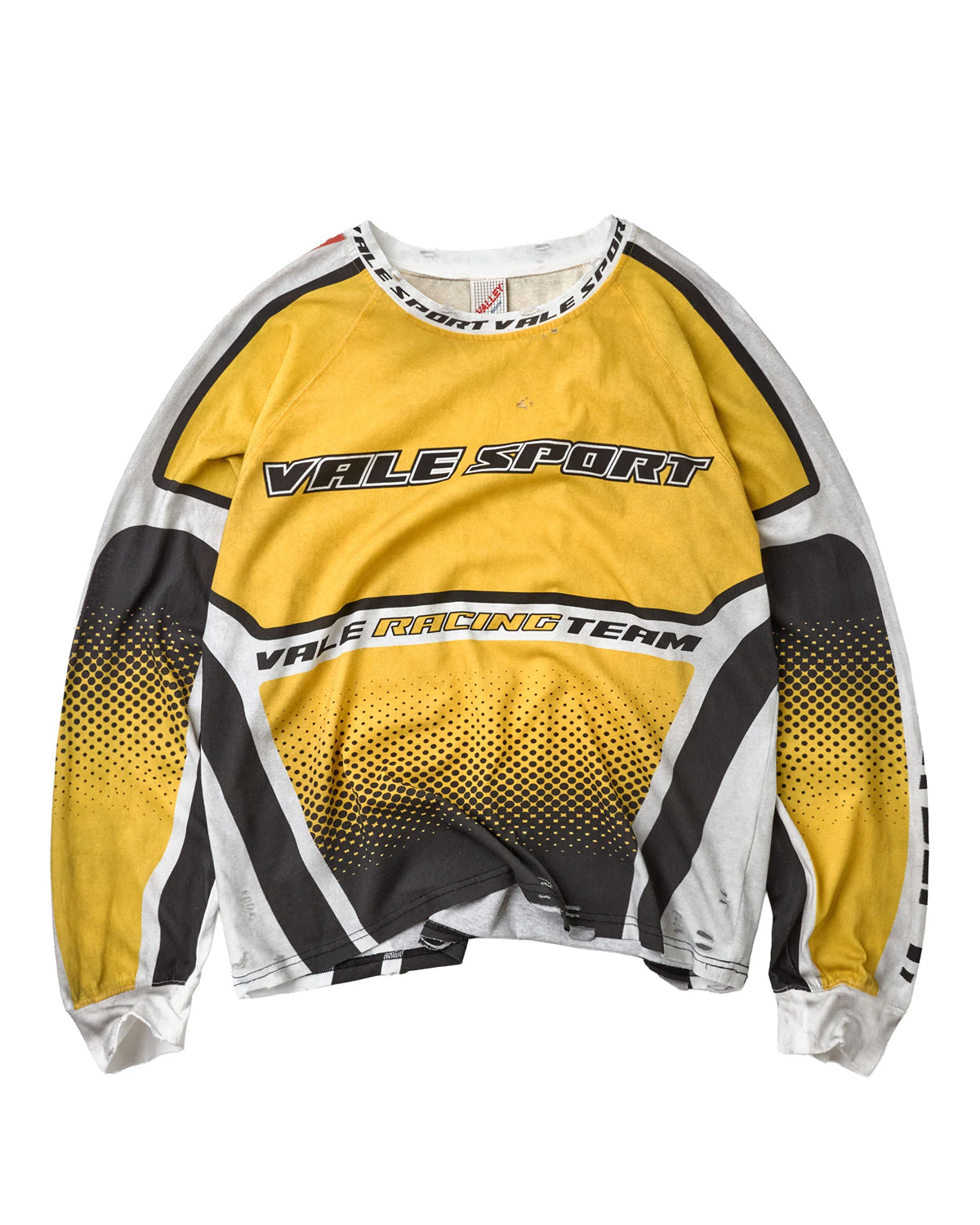Vale Forever Motocroxxx L/S Tee yellow, motocross-jersey long sleeve with Vale Sport lettering, front view