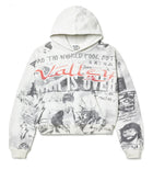 Vale Forever Mural Pullover Hoodie Grey