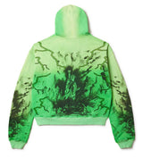 Vale Forever Nightmare Zip Up Hoodie Green