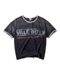 Vale Forever Oreo Ringer Tee Black